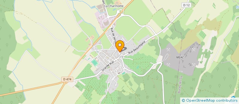 localisation de l'entreprise SCI CEDRE  GY