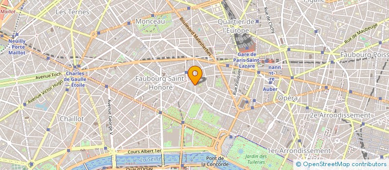 localisation de l'entreprise SCI CEDRE AFFINITY à PARIS