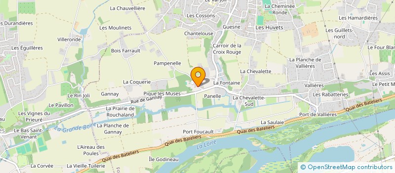 localisation de l'entreprise SCI CEDRE ET TILLEULS à FONDETTES
