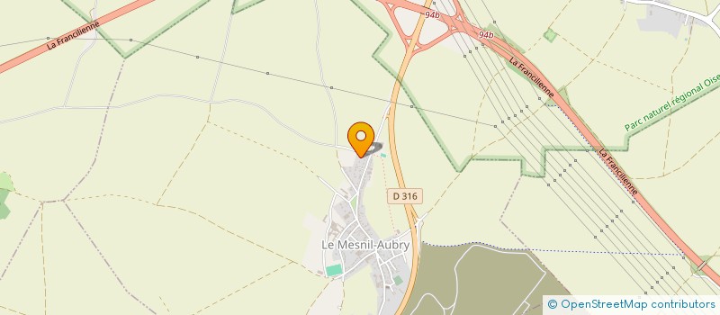 localisation de l'entreprise SCI CEDRIC  LE MESNIL-AUBRY