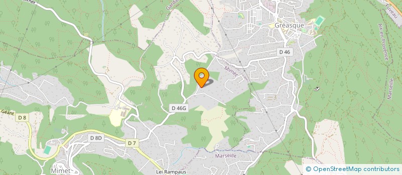 localisation de l'entreprise SCI CEDRIC  MIMET