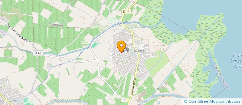 localisation de l'entreprise SCI CEDRIC CAZAL  SAINT-NAZAIRE