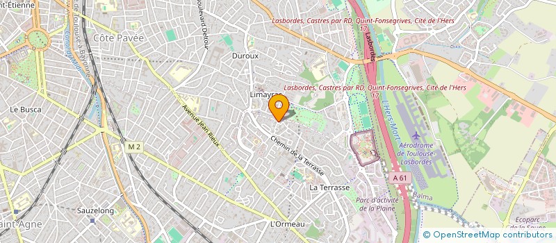 localisation de l'entreprise SCI CEDRIC FRANCK à TOULOUSE