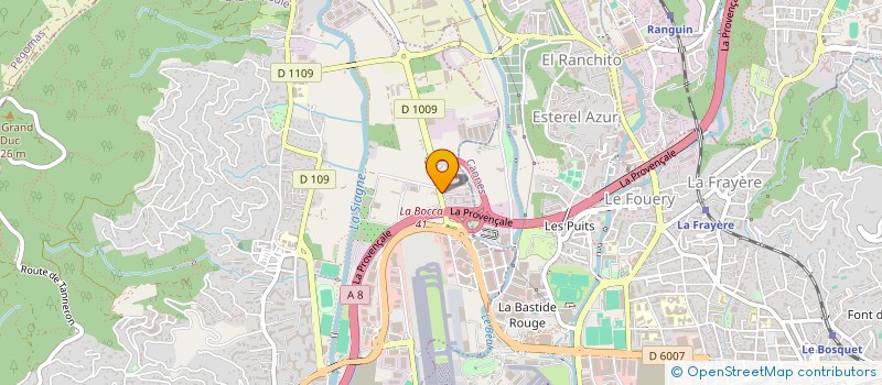 localisation de l'entreprise SCI CEDRIC M.1  MANDELIEU-LA-NAPOULE