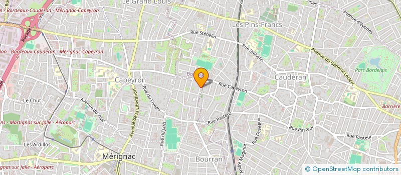 localisation de l'entreprise SCI CEDRICK-CHRISTEL  MERIGNAC