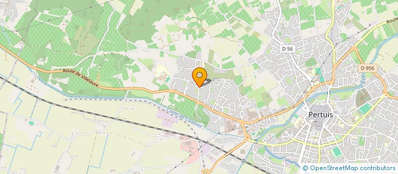 localisation de l'entreprise SCI CEDRINE  PERTUIS