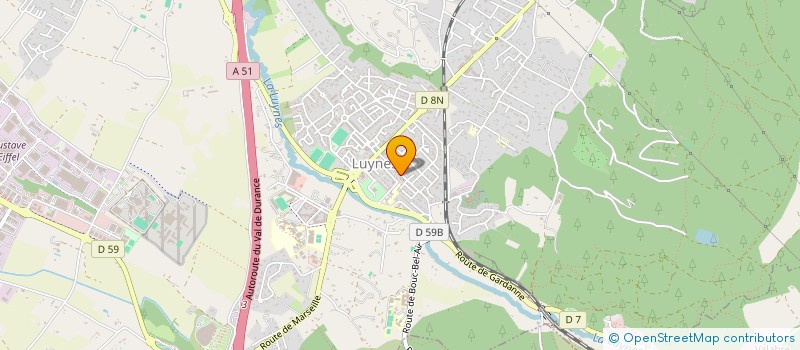 localisation de l'entreprise SCI CEDRION à AIX EN PROVENCE