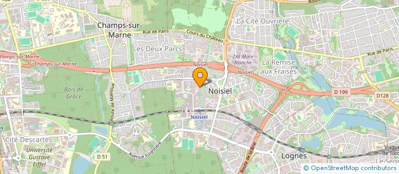 localisation de l'entreprise SCI CEEMG  NOISIEL