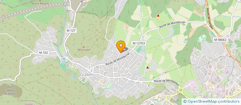 localisation de l'entreprise SCI CEET  GRABELS