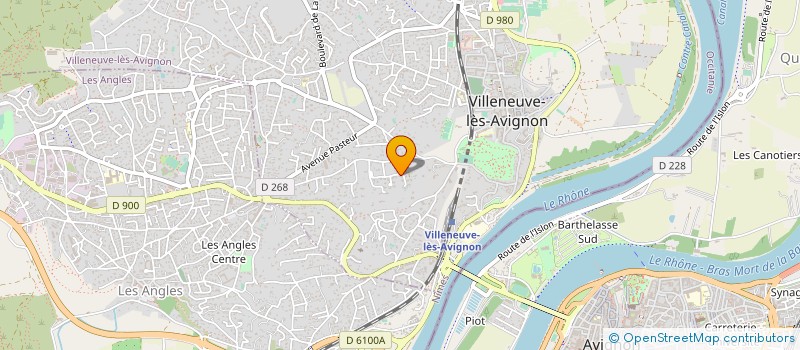 localisation de l'entreprise SCI CEFA  VILLENEUVE-LES-AVIGNON