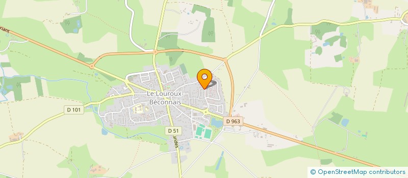 localisation de l'entreprise SCI CEFADENA  VAL D'ERDRE-AUXENCE