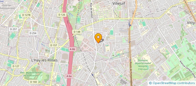 localisation de l'entreprise SCI CEFAGD à VILLEJUIF