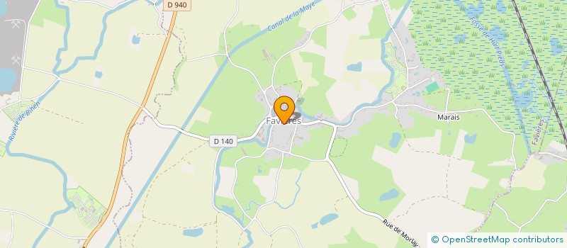 localisation de l'entreprise SCI CEFALU  FAVIERES