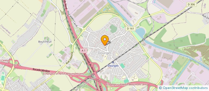 localisation de l'entreprise SCI CEFAMECO  DOURGES