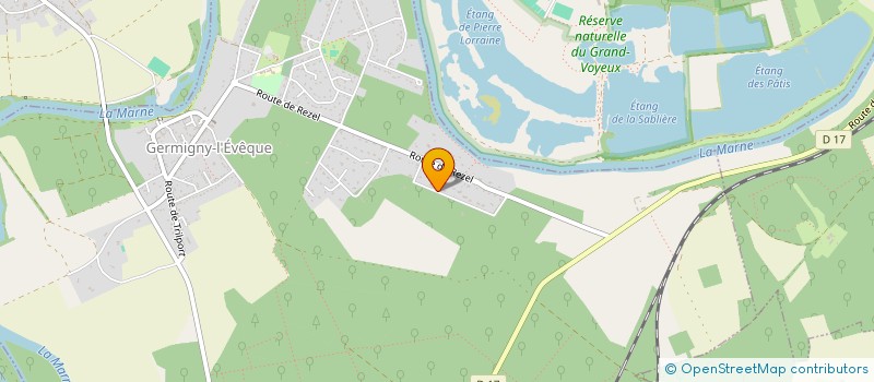 localisation de l'entreprise SCI CEFAMI  GERMIGNY-L'EVEQUE