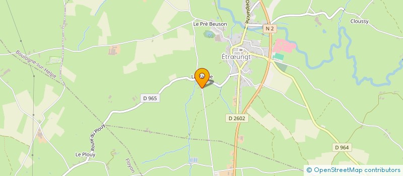 localisation de l'entreprise SCI CEFAQ IMMOBILIER  ETRUNGT