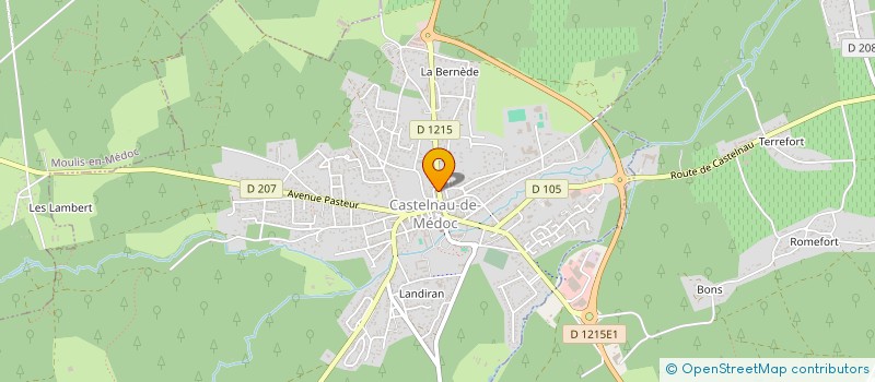 localisation de l'entreprise SCI CEFER  CASTELNAU-DE-MEDOC