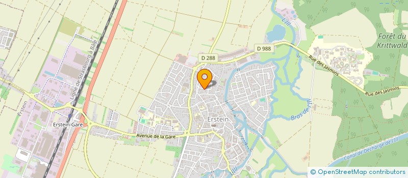 localisation de l'entreprise SCI CEFLO  ERSTEIN
