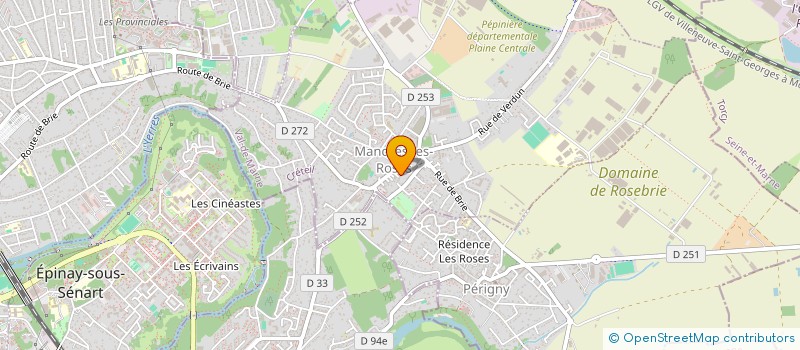 localisation de l'entreprise SCI CEFRED  MANDRES-LES-ROSES