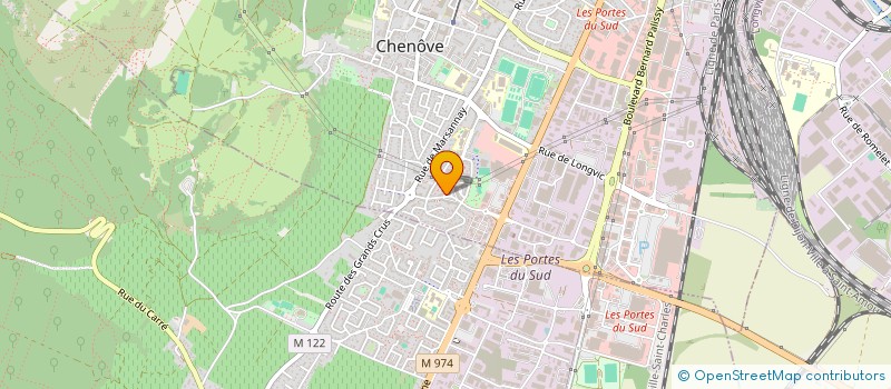 localisation de l'entreprise SCI CEG. à CHENOVE