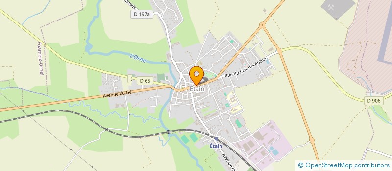 localisation de l'entreprise SCI CEGA à ETAIN