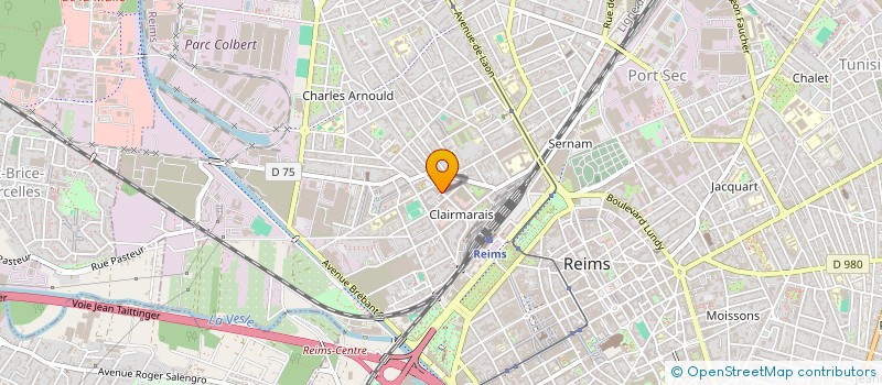 localisation de l'entreprise SCI CEGEME  REIMS