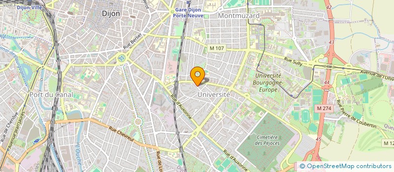 localisation de l'entreprise SCI CEGIMA à DIJON