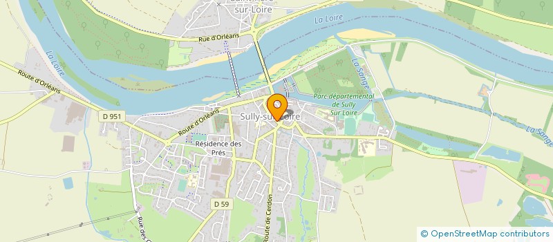localisation de l'entreprise SCI CEGIPA à SULLY-SUR-LOIRE