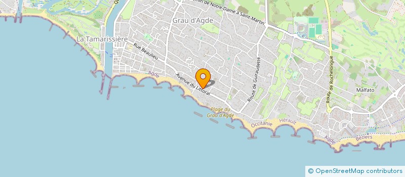localisation de l'entreprise SCI CEGL  AGDE