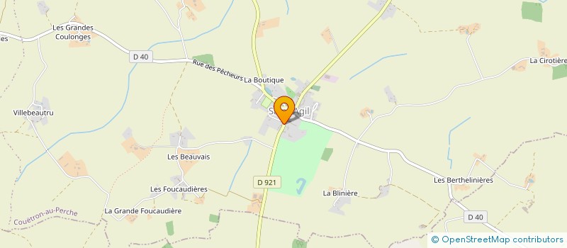 localisation de l'entreprise SCI CEGRE  COUETRON-AU-PERCHE