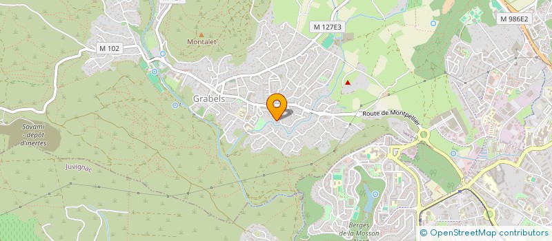 localisation de l'entreprise SCI CEGUI RIO  GRABELS