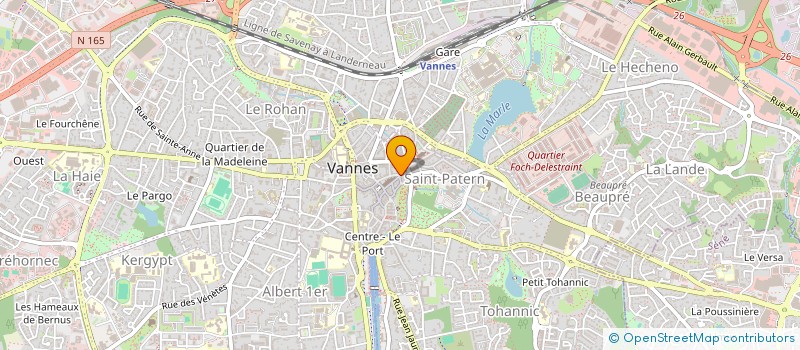 localisation de l'entreprise SCI CEGYM à VANNES