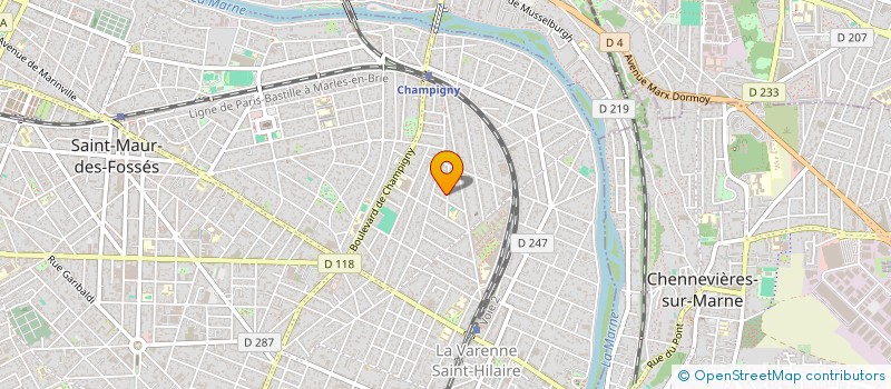 localisation de l'entreprise SCI CEIBA à SAINT-MAUR-DES-FOSSES