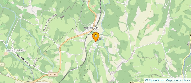 localisation de l'entreprise SCI CEISTELIA  GAN