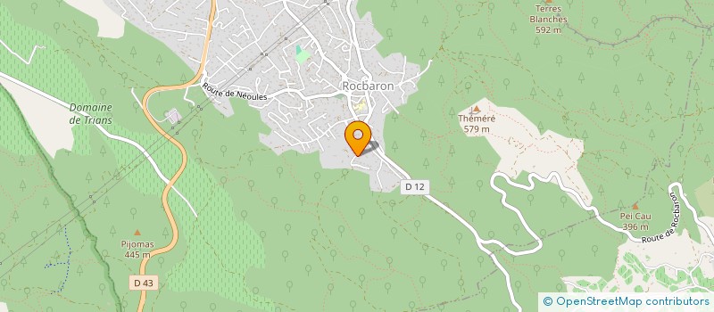 localisation de l'entreprise SCI CEJA  ROCBARON