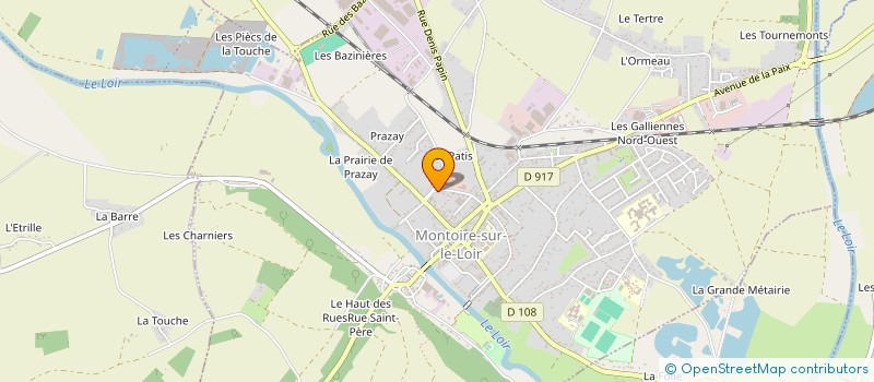 localisation de l'entreprise SCI CEJALY  MONTOIRE-SUR-LE-LOIR
