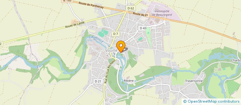 localisation de l'entreprise SCI CEJB à VOUILLE