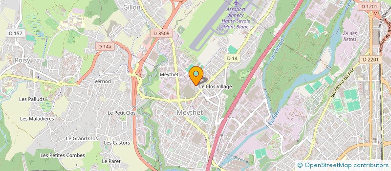 localisation de l'entreprise SCI CEJE IMMO à ANNECY