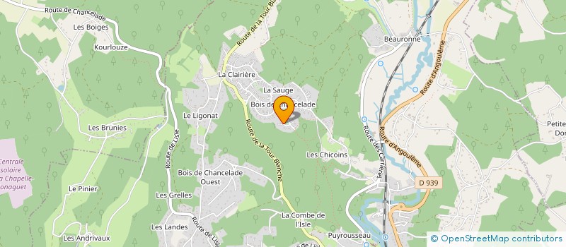 localisation de l'entreprise SCI CEJIE  CHANCELADE