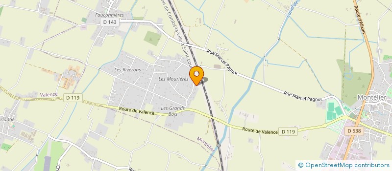 localisation de l'entreprise SCI CEJIM à MONTELIER