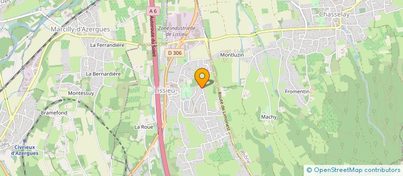 localisation de l'entreprise SCI CEJLM  LISSIEU