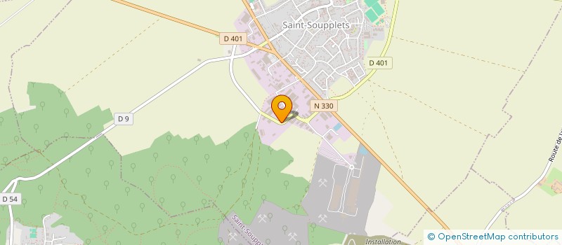 localisation de l'entreprise SCI CEJMJ  SAINT-SOUPPLETS