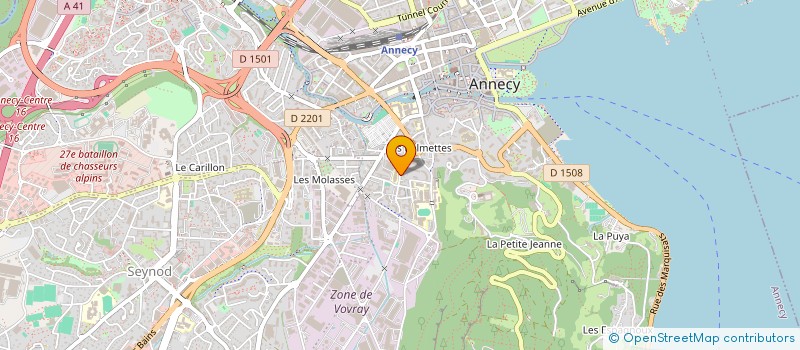 localisation de l'entreprise SCI CEJO à ANNECY