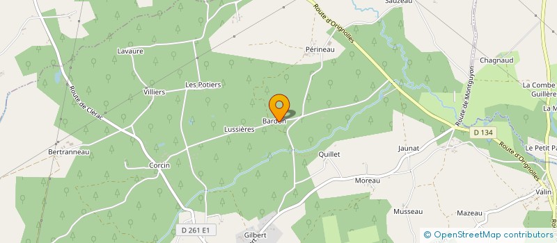 localisation de l'entreprise SCI CEJONIRO  CERCOUX