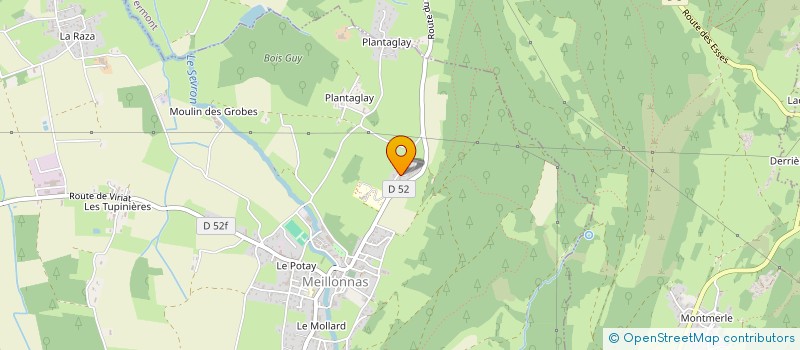 localisation de l'entreprise SCI CEJU à MEILLONNAS