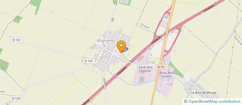 localisation de l'entreprise SCI CEJUFLO à MIGNIERES