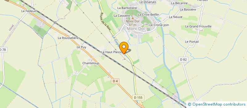 localisation de l'entreprise SCI CEJUGUI  MONT-DOL