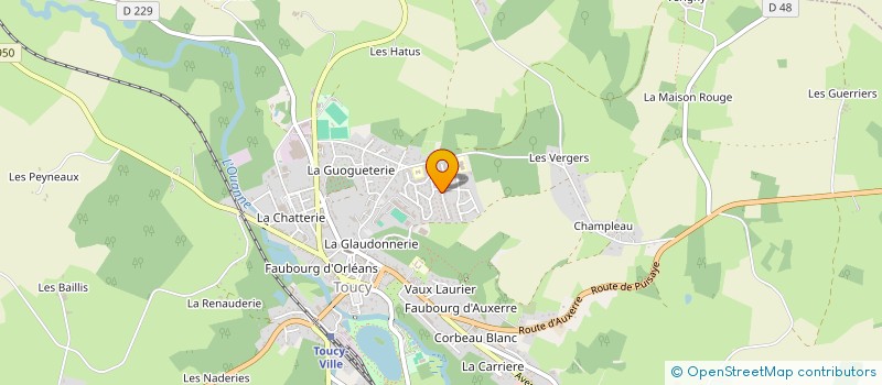 localisation de l'entreprise SCI CEJUMAX  VILLIERS-SAINT-BENOIT