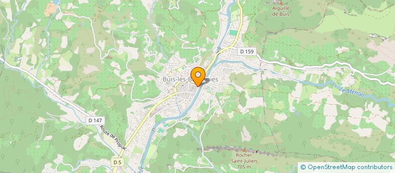 localisation de l'entreprise SCI CEJUMO à BUIS-LES-BARONNIES