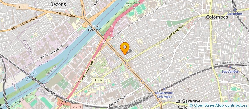 localisation de l'entreprise SCI CEJYL à COLOMBES